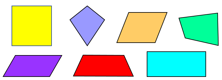 geometric shape names types definitions